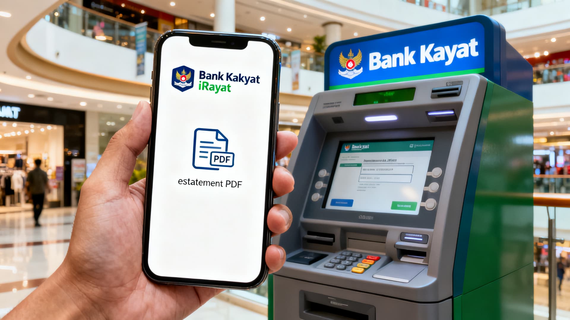 Cara Dapatkan eStatement Bank Rakyat (Penyata Kewangan)
