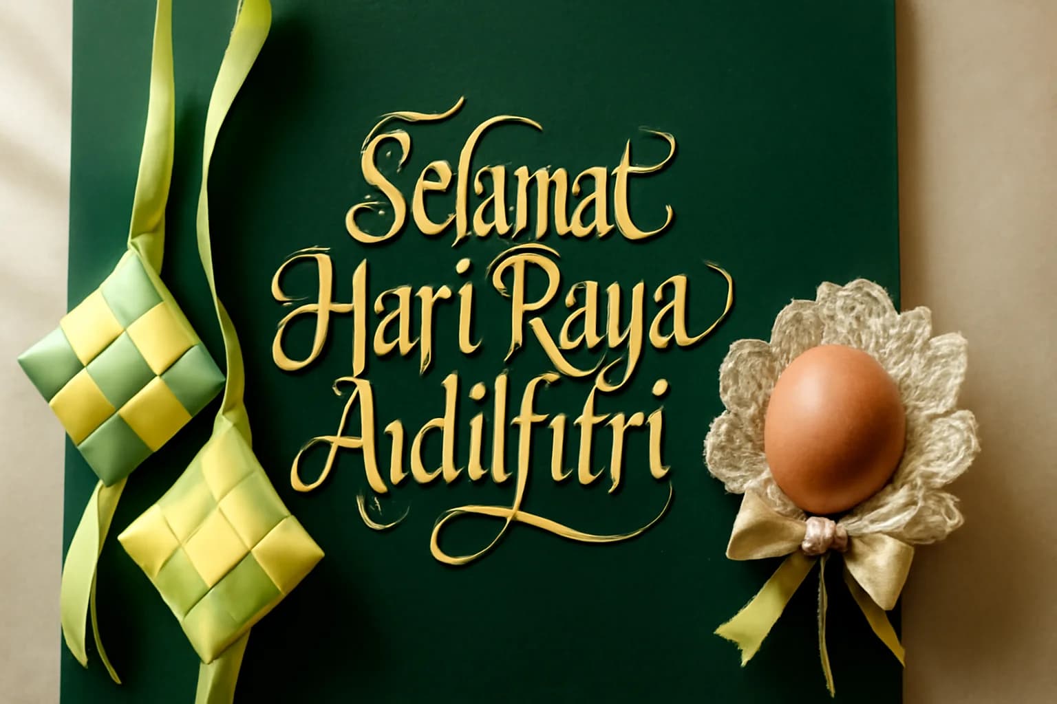 Cara Tulis Selamat Hari Raya Aidilfitri dalam Tulisan Jawi