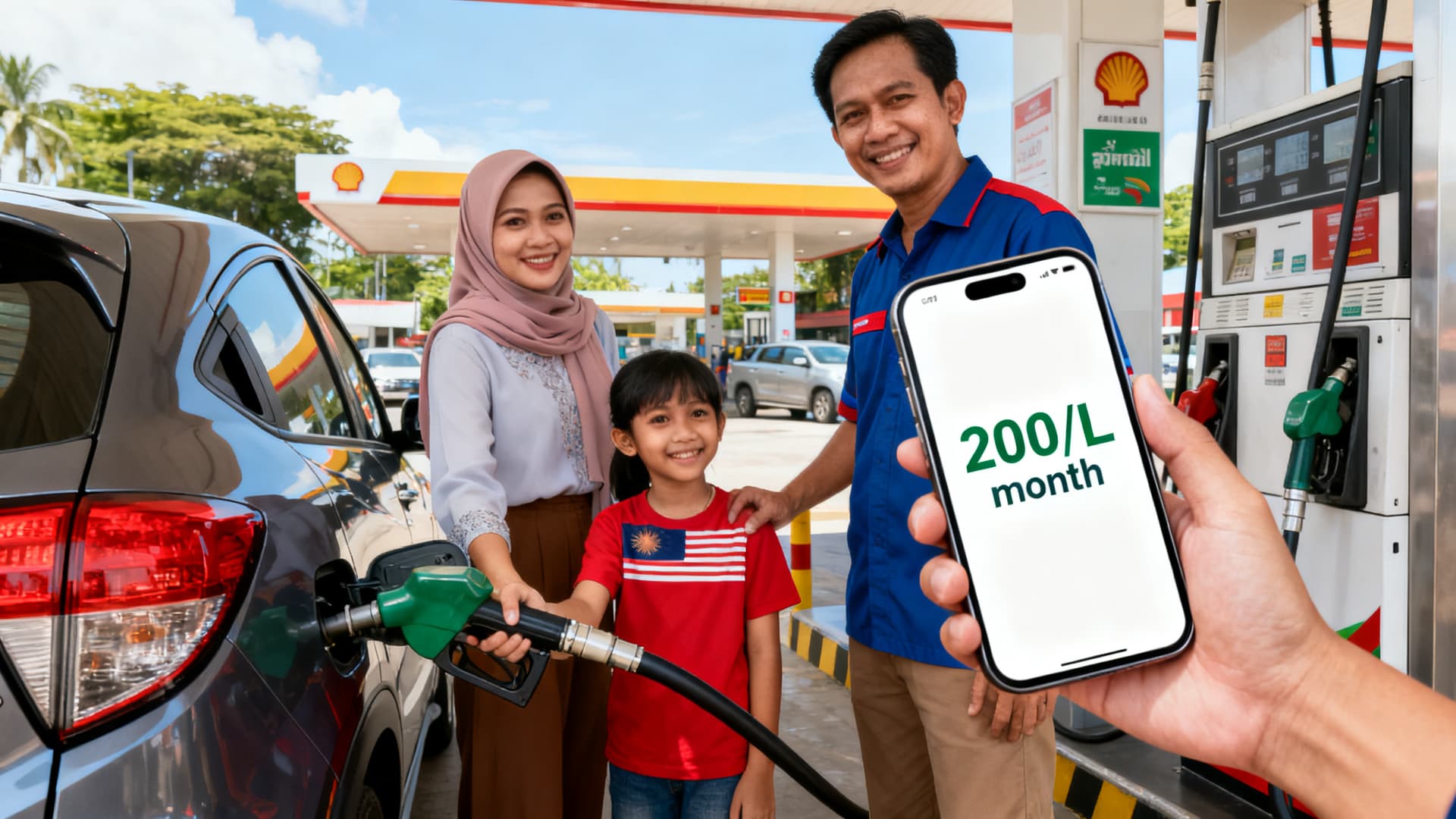 Kuota BUDI95 Dikurangkan Kepada 200L Sebulan Mulai April