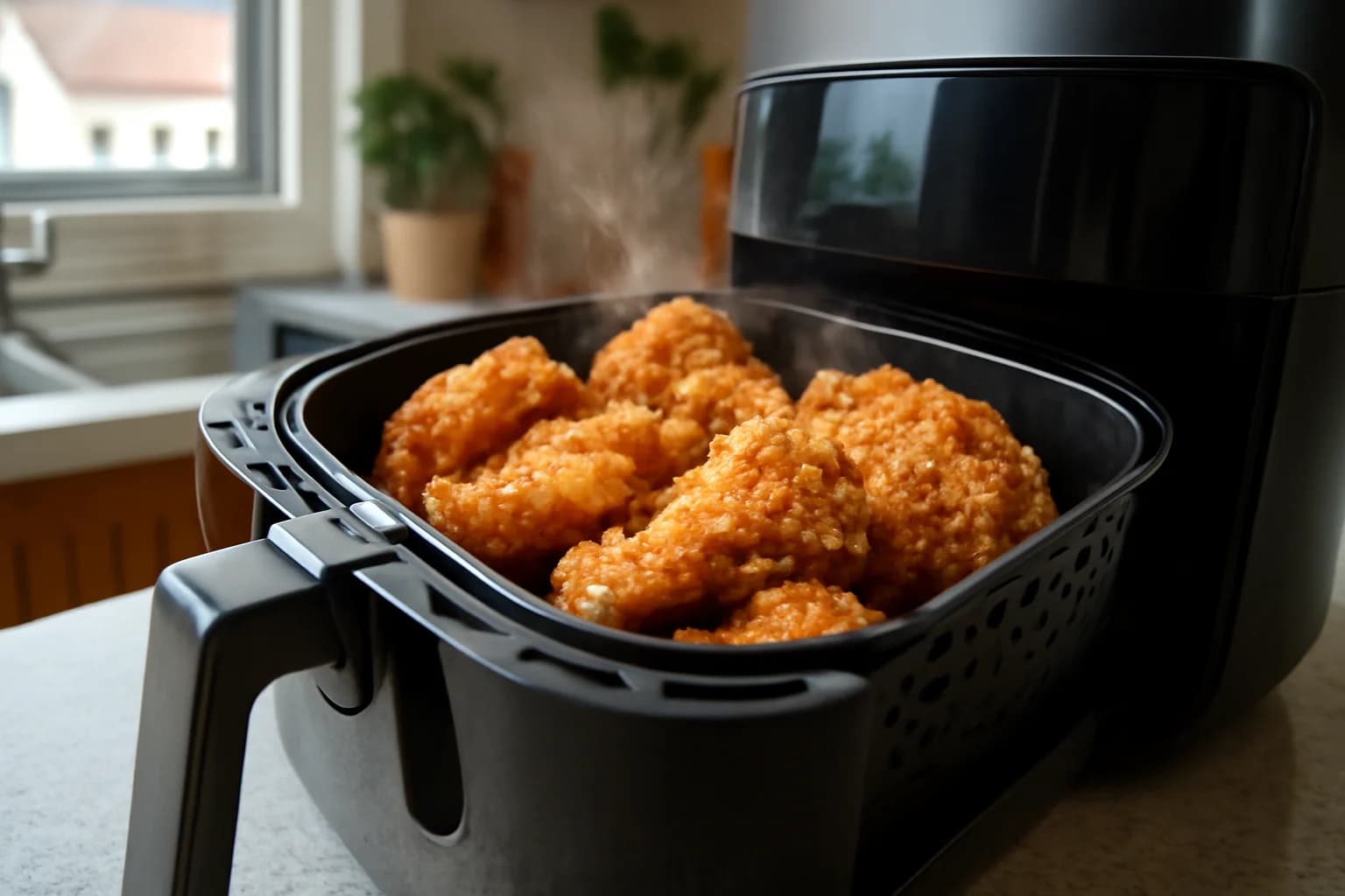 Masak Ayam Guna Air Fryer Lagi Senang & Sedap, Lebih Sihat!