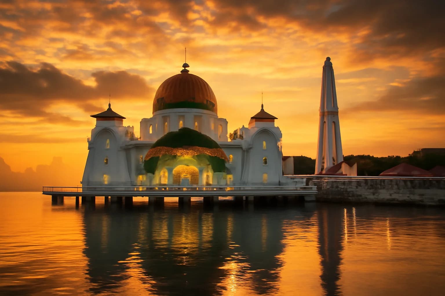Masjid Selat Melaka: Latar Belakang dan Fakta Menarik