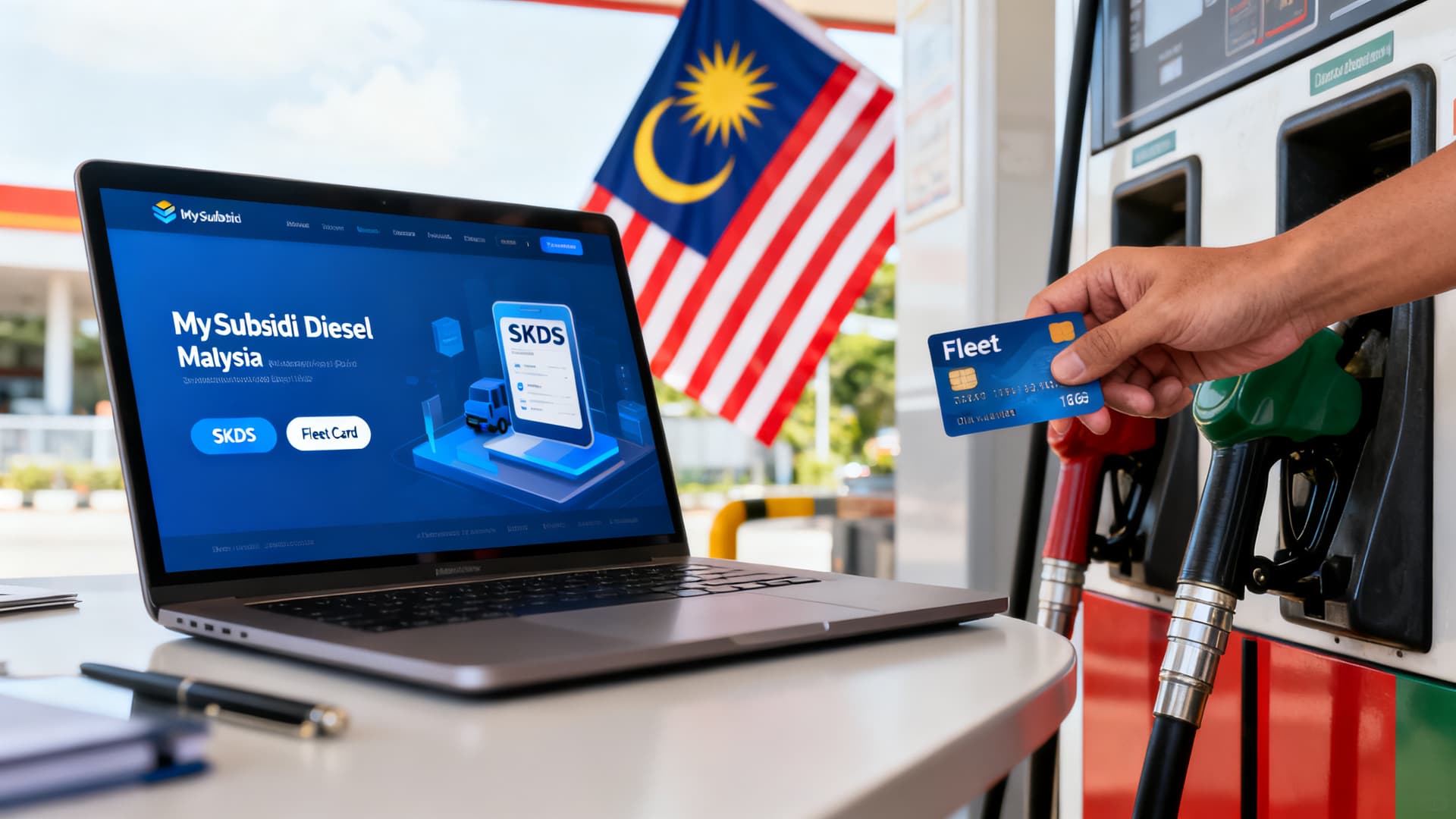 MySubsidi Diesel 2026: Cara Mohon SKDS & Fleet Card
