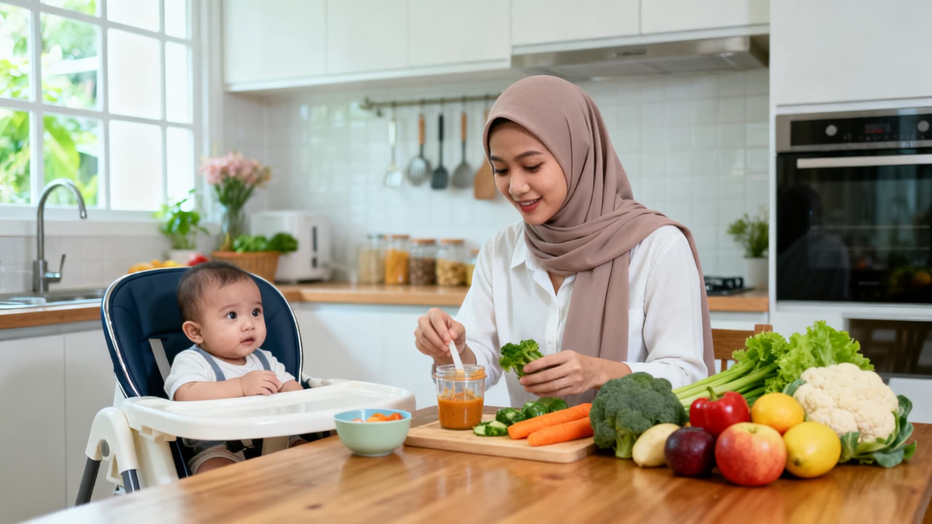 Panduan Penyediaan Makanan Bayi 6 Bulan & Contoh Resipi