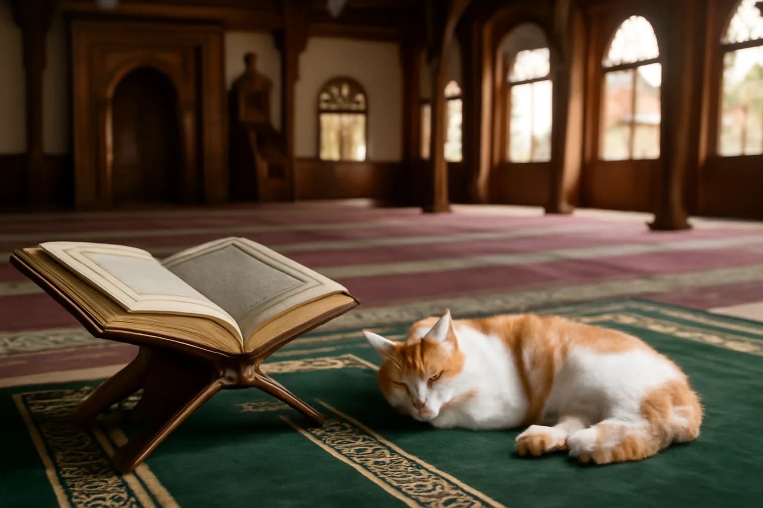 Rasulullah s.a.w dan Kucingnya Mueeza: Kisah Kasih Sayang