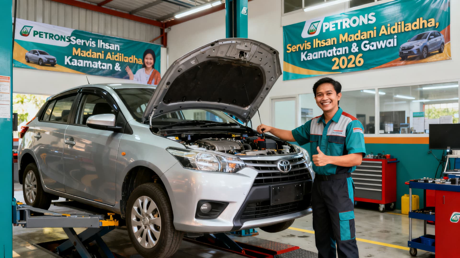 Servis Ihsan Madani Aidiladha, Kaamatan & Gawai 2026: Diskaun Servis Kereta