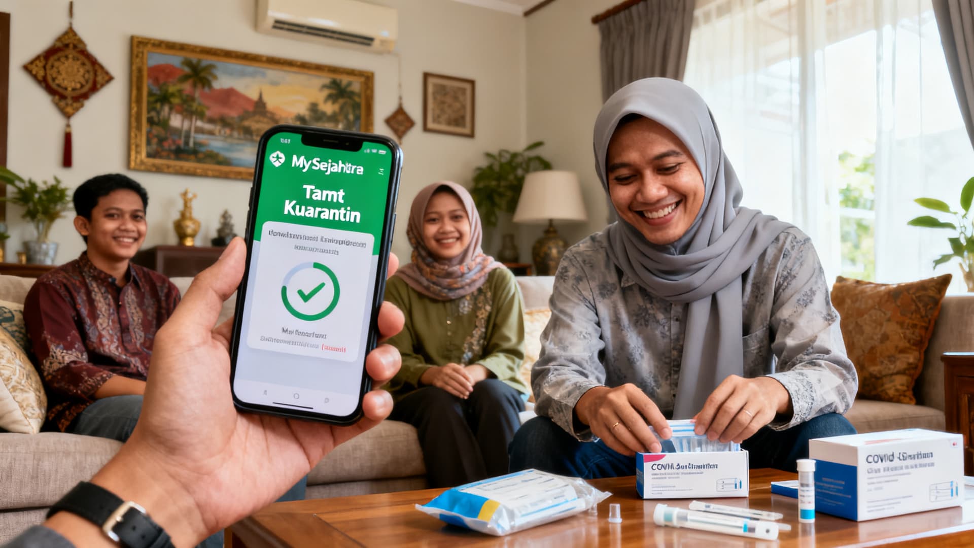 Tak Perlu Ulang Ujian RTK & PCR Selepas Tamat Kuarantin
