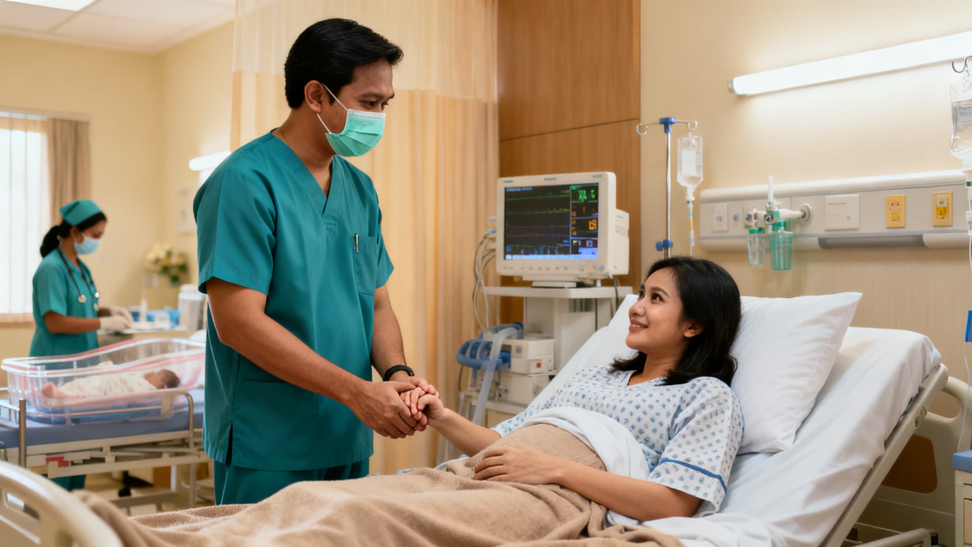 SOP Kebenaran Suami Temani Isteri Di Wad Bersalin Hospital